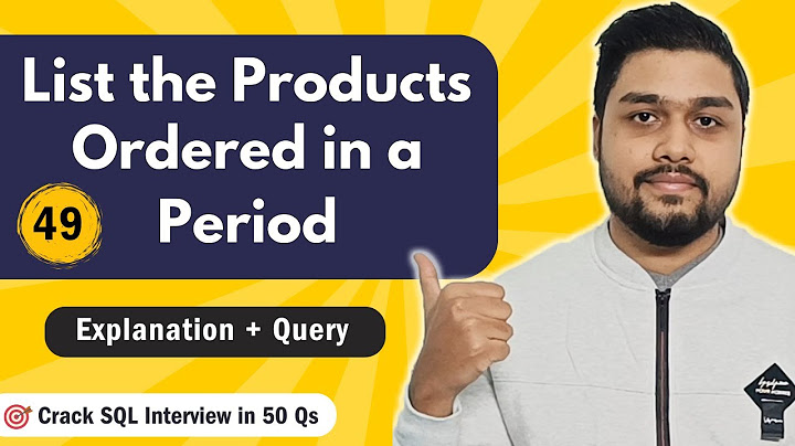 List the Products Ordered in a Period | Leetcode 1327 | Crack SQL Interviews in 50 Qs #mysql
