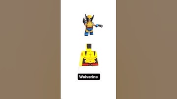 How To Make A LEGO Sleeveless Wolverine Minifigure from Deadpool & Wolverine! #shorts