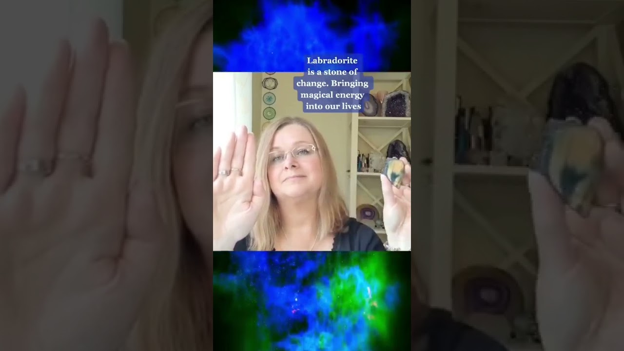 Reiki for positive transformation. Asmr labradorite crystal healing 