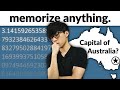 How I learned to memorize anything.