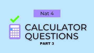 Calculator Practice (Part 3 ) - Nat 4 Maths