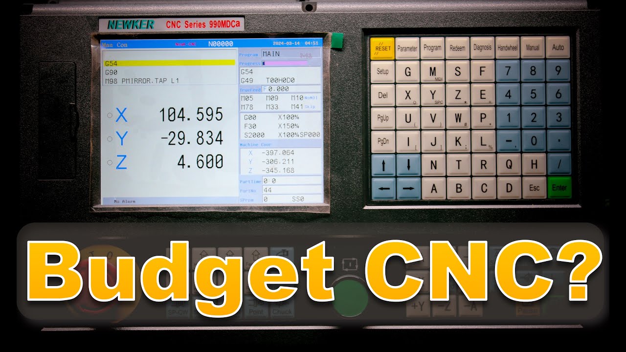 Best Budget CNC Controller for Lathe & Milling? Newker 990TDC Full Review
