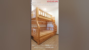 Giường 2 tầng cao cấp ở phường 3 thị xã Gò Công tỉnh Tiền Giang