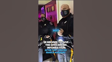 He told them to get out after they ruined his door without a search warrant #shorts #cops #police