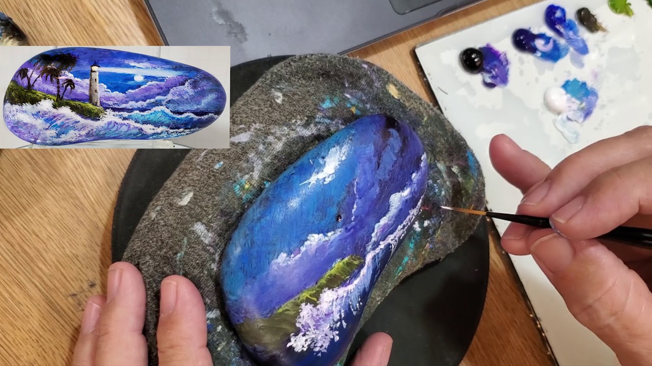 How To Paint A River Rock Tutorial Demo Acrylic Painting On A Rock how-to-paint-a-river-rock-tutorial-demo-acrylic-painting-on-a-rock