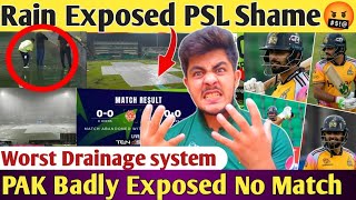 Shame On Psl Badly Exposedworse Drainage System In Lahore Peshawar Zalmi In Trouble Babar Crying