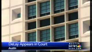 DeLay appears in court on laundering
