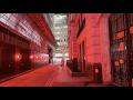 Night Walk in the City of London before the Storm | 4K HDR | ASMR