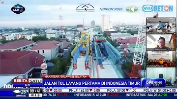 Pembangunan Jalan Tol AP Pettarani Kota Makassar Masuki Fase Akhir