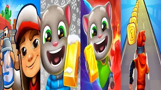 Subway Surfers 🆚 Metroland Runner 🆚 Talking Tom Time Rush 🆚 Talking Tom Gold Run screenshot 4