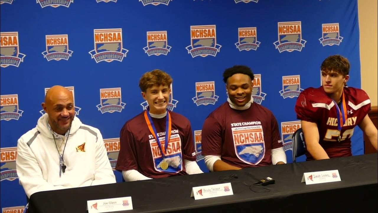 2023 NCHSAA Football 3A Championship Post Game Presser YouTube