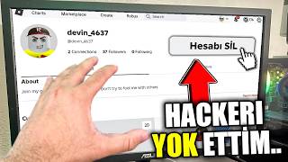 Roblox Hackerin Hesabini Si̇ldi̇m.. İntikam Zamanı