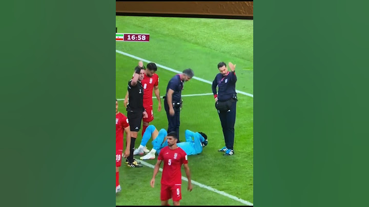 عاجل أصابة بليغة لحارس مرمى أيران وخروج من المباراة