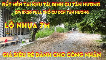 Đất Nền Giá Rẻ, Giá Đầu Tư Tại Khu Tái Định Cư Khu Công Nghiệp Tân Hương, Châu Thành, Tiền Giang