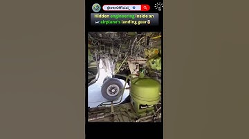 Unveiling the secret of Aircraft Landing Gear Inside Look #aviation #machine