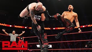 In an ongoing battle to establish dominance on raw, erik & ivar go war
with gallows anderson. get your 1st month of wwe network for free:
http://wwe.yt/...