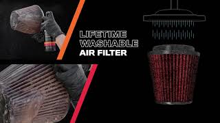 Kit Aspirazione Performance K&N 71-3082 - Lavabile E Riutilizzabile Per Chevy, GMC, Cadillac - 4