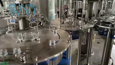 Máy Chiết Rót Ba Trong Một Rửa Đóng Nắp Chai Nước Tinh Khiết