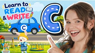 تعلم قراءة وكتابة حرف C مع Silly Miss Lily! | الصوتيات، حرف C بنطقيه القوي والخفيف، ومركبات CH و ... screenshot 1