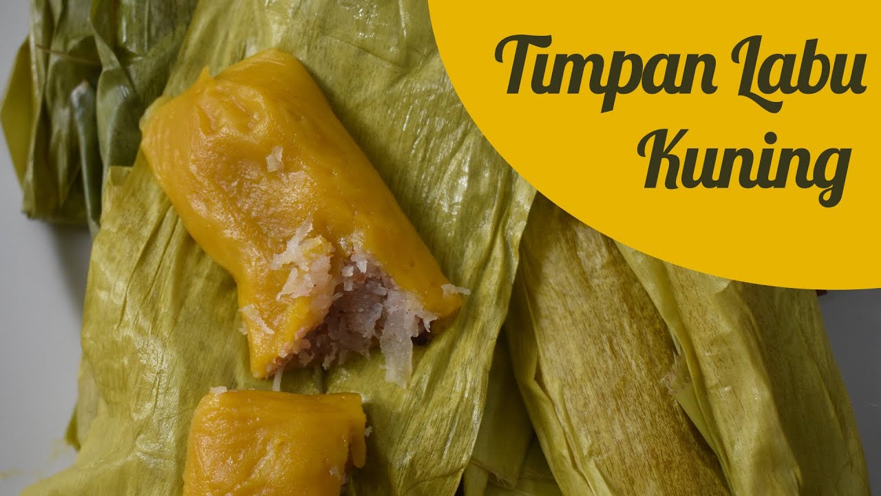 Jajanan tradisional ketika Ramadhan - Timpan Labu Kuning plus Kacang