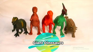 Gigantic DINOSAURS and its names || Go Build || Cool and interesting video ||