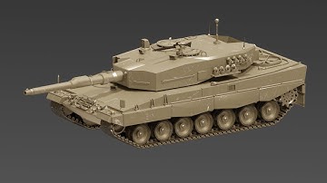 Modeling Tank in Blender tutorial part - 3