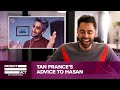 Tan France reunites with Hasan Minhaj to tear apart his outfits