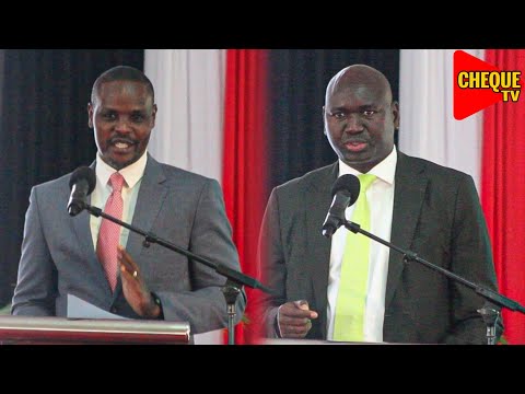 Watch Ruto Men PS Bitok PS Ngeno Electrifying Speech During Mazingira Awards At State House Nakuru