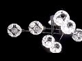 ADRIANA 8 GUN METAL CLOSE-TO-CEILING BY SHELIGHTS