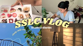 Vlog 1: Day in my life of an SSLC student 🍓 || malayalam vlog