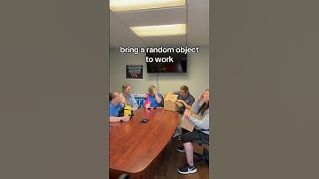 Bring a random object to work, G. Fedale edition! #shorts #office