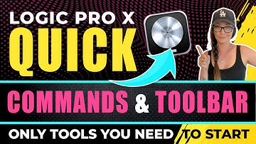 Logic Pro X Quick Commands & Toolbar (Only tools you need to star!)