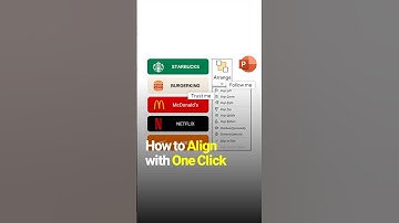 How to Align with One Click in PowerPoint #ppt #align #ppttips