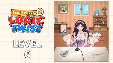 Brain Puzzle 2 Logic Twist Level 6 |Sleep Aid Live| Walkthrough Solution