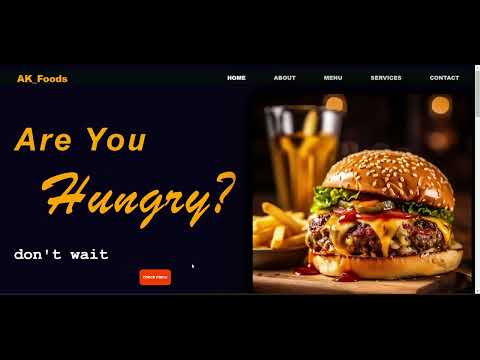 Create mini project with HTML CSS & Java Script FROM  AK PRODUCTIONS