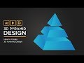 How to Create 3D Pyramid | Adobe illustrator Tutorial