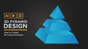 How to Create 3D Pyramid | Adobe illustrator Tutorial