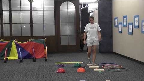 Adapted PE  Obstacle Course for Stepping