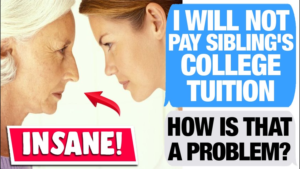 r/AmiTheA**Hole For 'Robbing' College Tuition Money From Family?