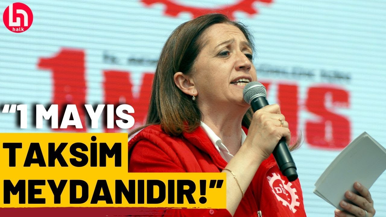 DİSK Başkanı Çerkezoğlu'ndan 1 Mayıs için 'Taksim Meydanı' çağrısı!