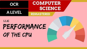 3. OCR A Level (H406-H466) SLR1 - 1.1 Performance of the CPU