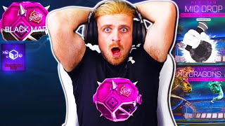 *OMG FINALLY* OPENING 50 BLACK MARKET DROPS IN ROCKET LEAGUE!