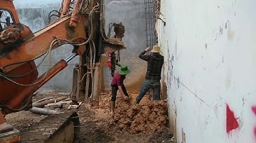 Cọc khoan nhồi Thanh Hóa - Nâng hạ lồng thép cọc khoan nhồi đường kính D400