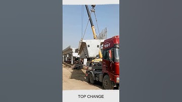 Precast bridge beam lifting process #short