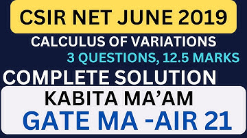 CSIR NET JUNE 2019 COV COMPLETE SOLUTION