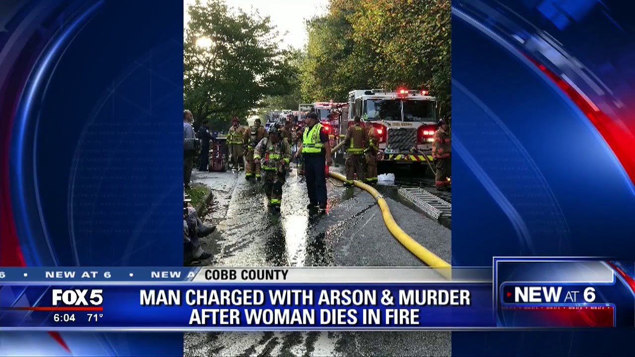 Man charged with arson & murder after woman dies in fire - YouTube