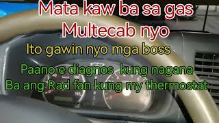 Matakaw ba sa gas ang multecab nyo ito lang gawin