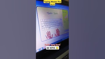 English Typing Test | Speed 38 WPM😰| Typing Master Pro #typing #typingtest #ARP_0101