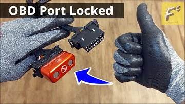 Metal OBD port protection from Key FOB cloning & OBD car theft - VTT OBD2 port lock