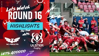 Scarlets v Ulster Rugby | Instant Highlights | Round 16 | URC 2023/24